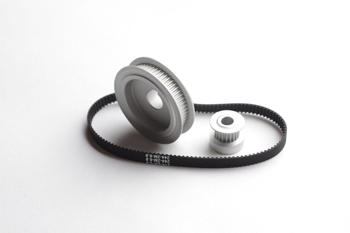 Pulley belt set